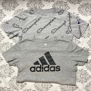 Champion and Adidas Kids Shirt